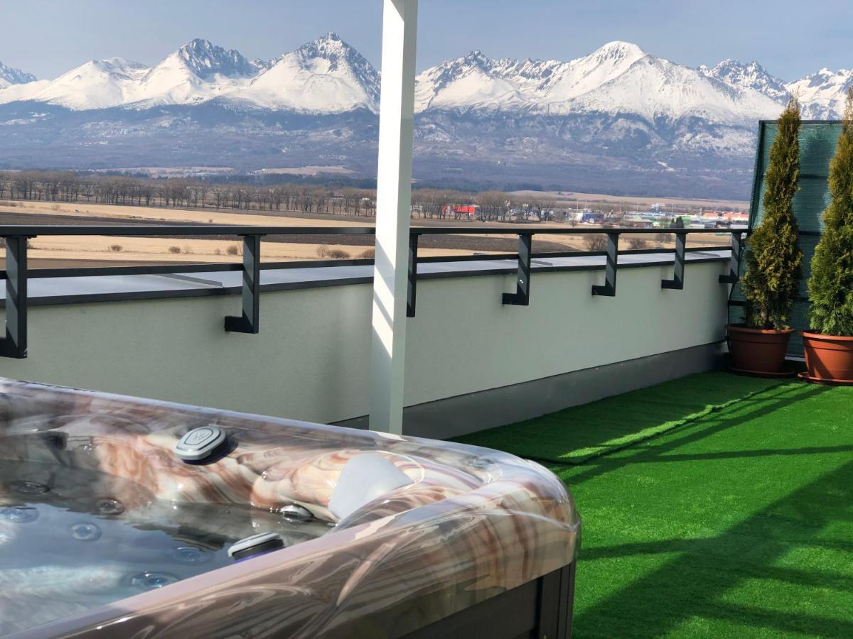 Tatra Billetee Apartman S Luxusnym Vyhladom Na Vysoketatry A Sukromnym Wellness Πόπραντ Εξωτερικό φωτογραφία