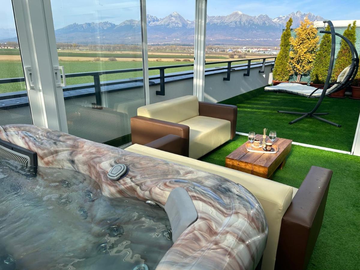 Tatra Billetee Apartman S Luxusnym Vyhladom Na Vysoketatry A Sukromnym Wellness Πόπραντ Εξωτερικό φωτογραφία