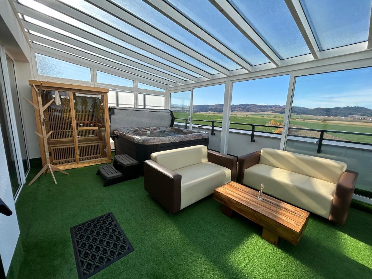 Tatra Billetee Apartman S Luxusnym Vyhladom Na Vysoketatry A Sukromnym Wellness Πόπραντ Εξωτερικό φωτογραφία