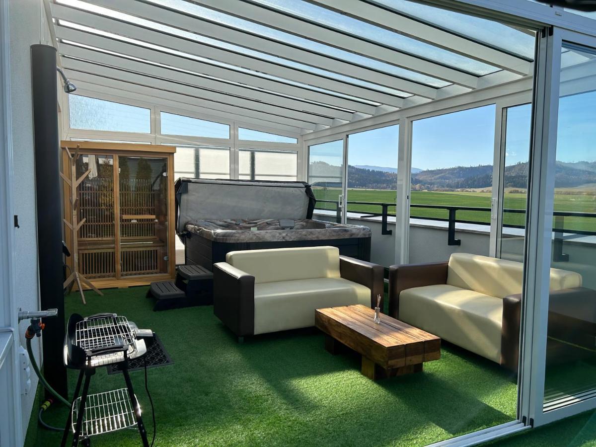 Tatra Billetee Apartman S Luxusnym Vyhladom Na Vysoketatry A Sukromnym Wellness Πόπραντ Εξωτερικό φωτογραφία