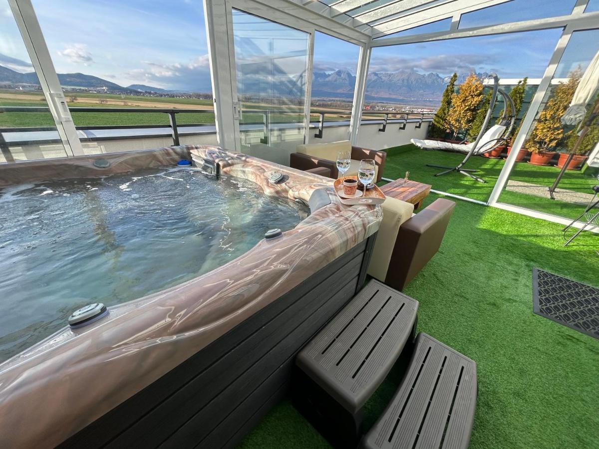 Tatra Billetee Apartman S Luxusnym Vyhladom Na Vysoketatry A Sukromnym Wellness Πόπραντ Εξωτερικό φωτογραφία